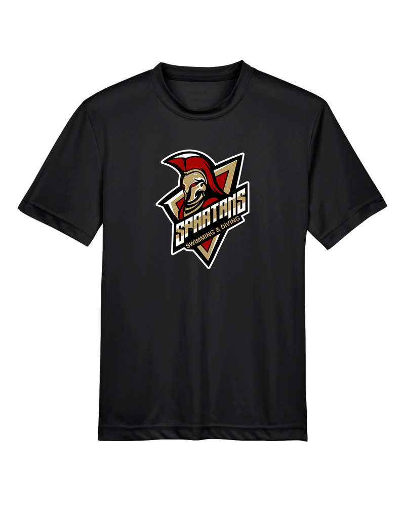 Somerset College Prep Academy Swim & Dive Logo - Youth Performance T-Shirt