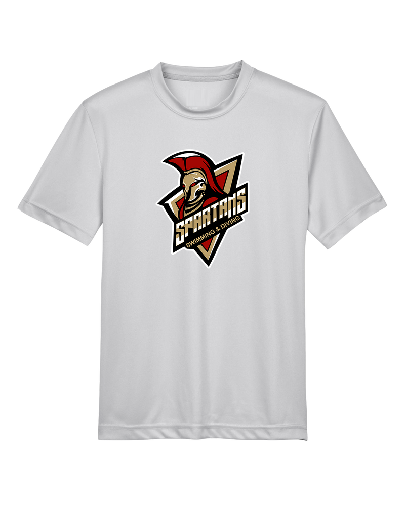 Somerset College Prep Academy Swim & Dive Logo - Youth Performance T-Shirt