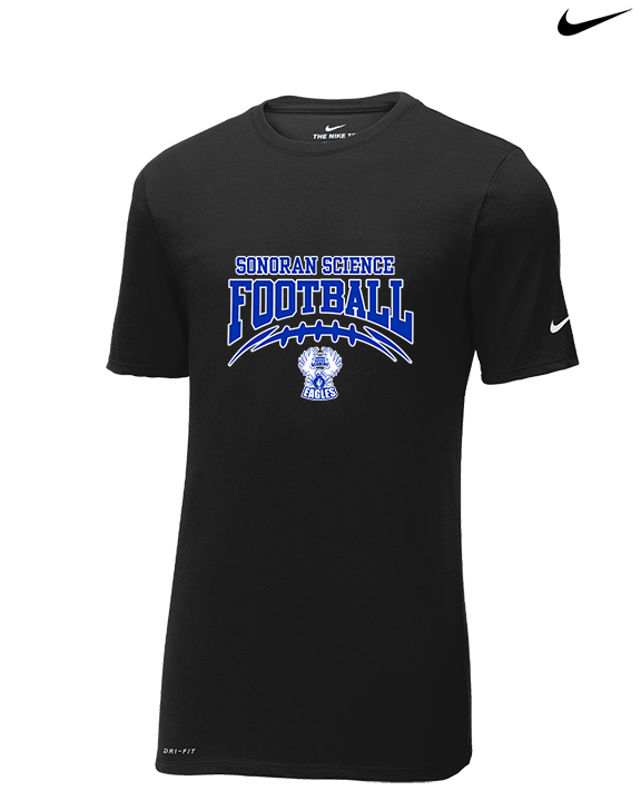 Sonoran Science Academy Football School Football - Mens Nike Cotton Poly Tee