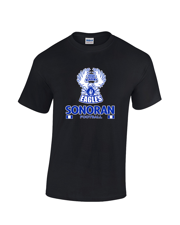 Sonoran Science Academy Football Square - Cotton T-Shirt