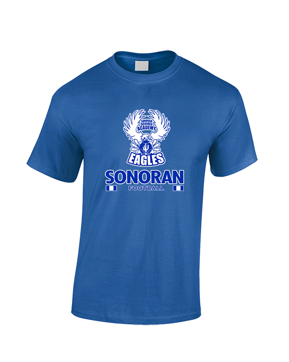 Sonoran Science Academy Football Square - Cotton T-Shirt