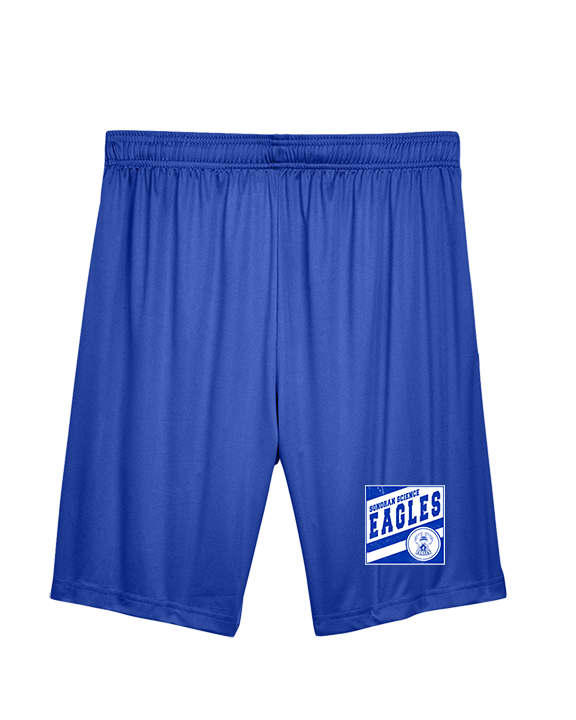 Sonoran Science Academy Football Square - Mens Training Shorts with Pockets