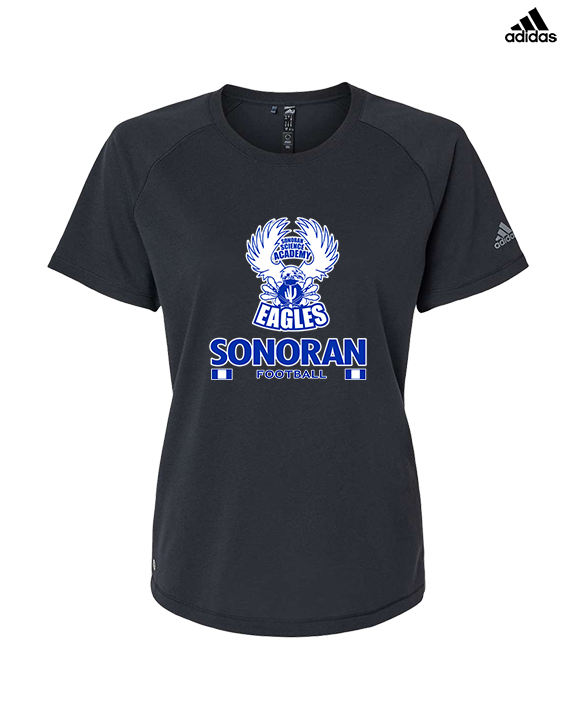 Sonoran Science Academy Football Square - Womens Adidas Performance Shirt