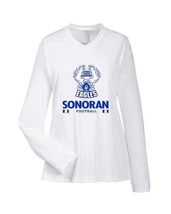 Sonoran Science Academy Football Square - Womens Performance Longsleeve