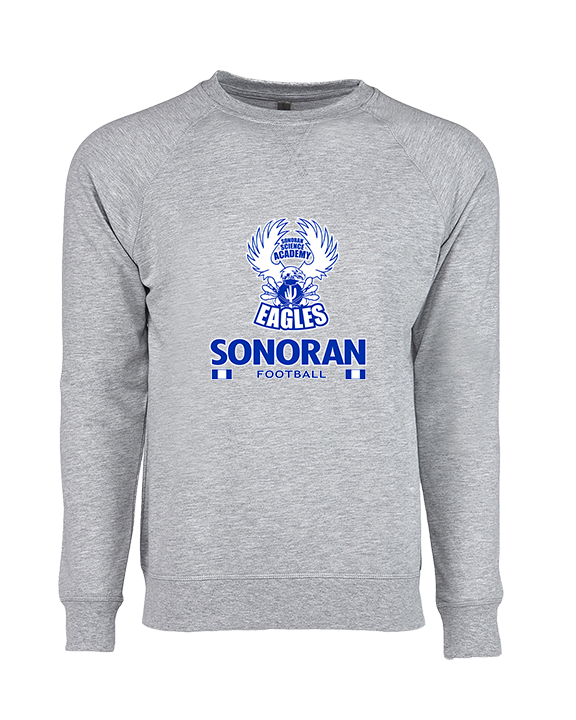 Sonoran Science Academy Football Stacked - Crewneck Sweatshirt