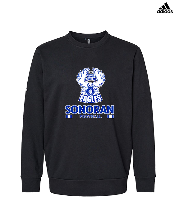Sonoran Science Academy Football Stacked - Mens Adidas Crewneck
