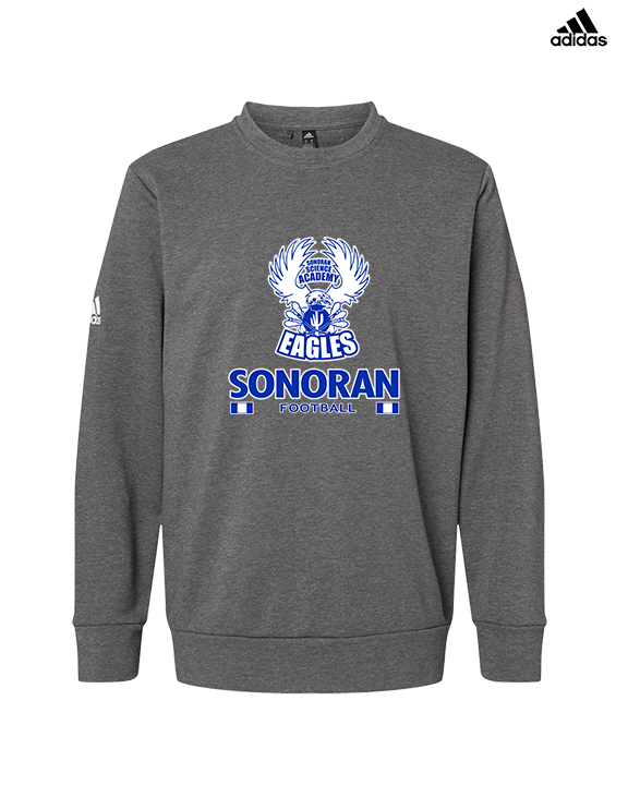 Sonoran Science Academy Football Stacked - Mens Adidas Crewneck