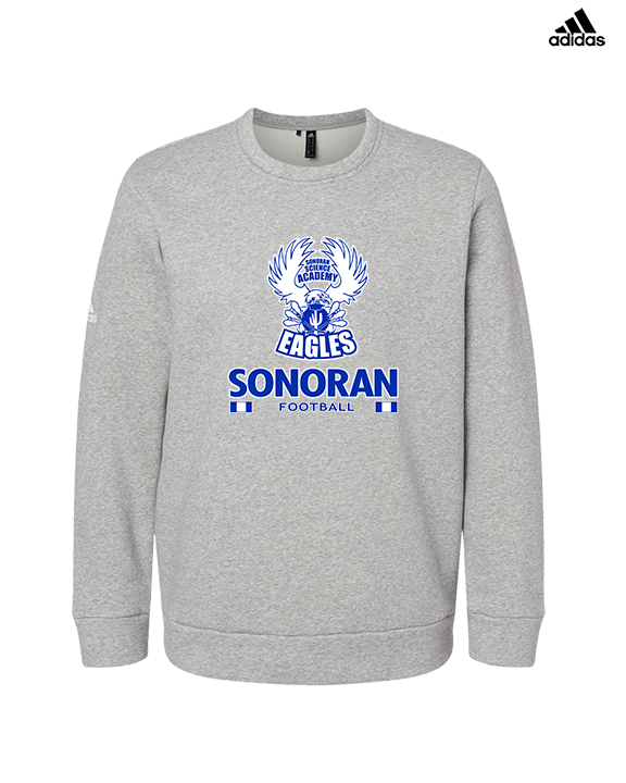 Sonoran Science Academy Football Stacked - Mens Adidas Crewneck