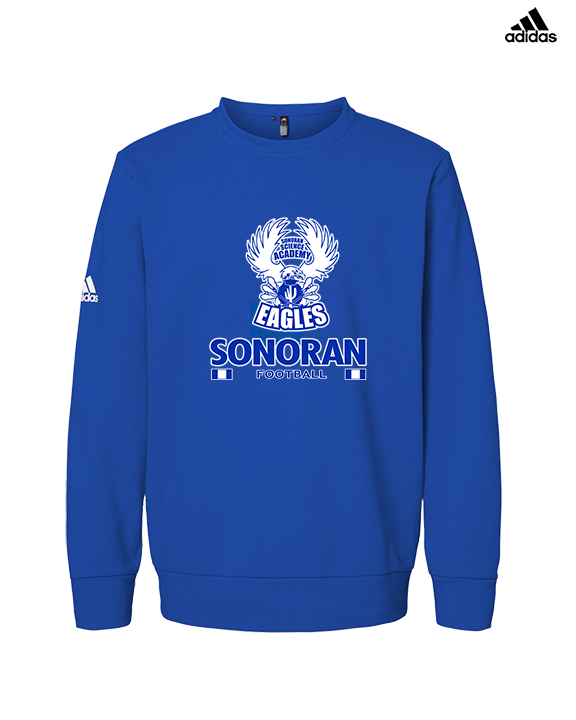 Sonoran Science Academy Football Stacked - Mens Adidas Crewneck