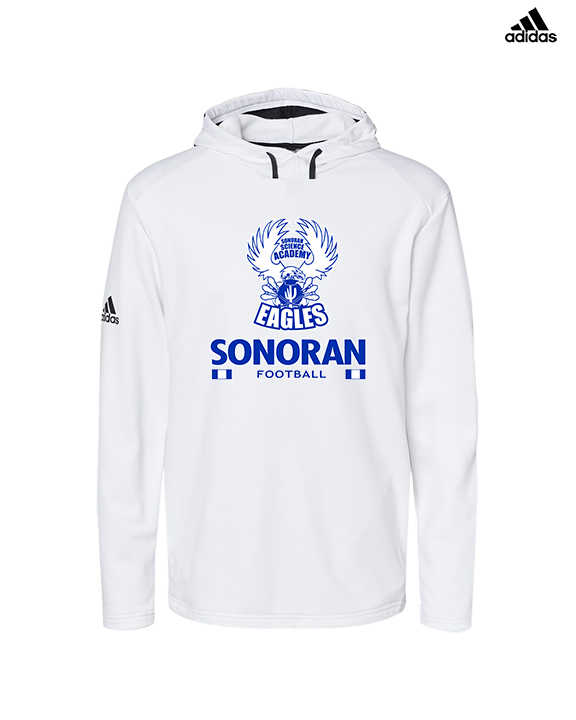 Sonoran Science Academy Football Stacked - Mens Adidas Hoodie
