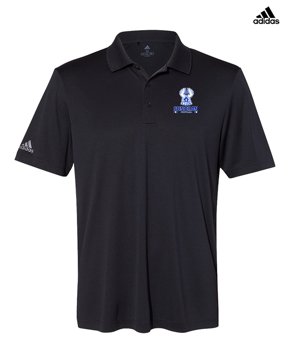 Sonoran Science Academy Football Stacked - Mens Adidas Polo
