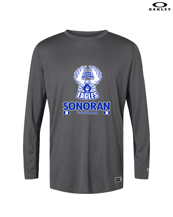 Sonoran Science Academy Football Stacked - Mens Oakley Longsleeve