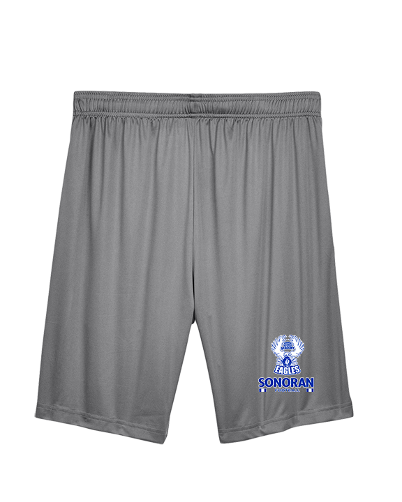 Sonoran Science Academy Football Stacked - Mens Training Shorts with Pockets