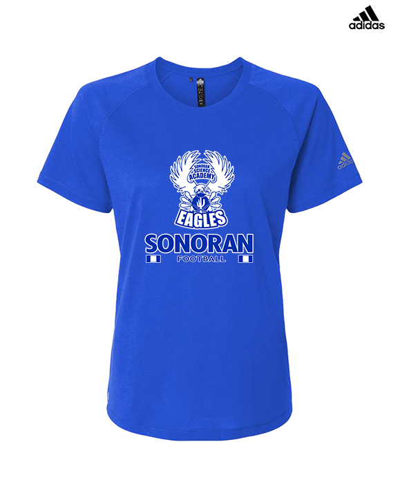 Sonoran Science Academy Football Stacked - Womens Adidas Performance Shirt