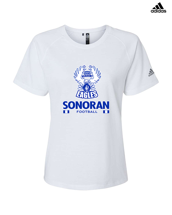 Sonoran Science Academy Football Stacked - Womens Adidas Performance Shirt