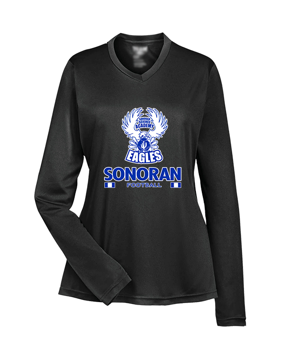 Sonoran Science Academy Football Stacked - Womens Performance Longsleeve