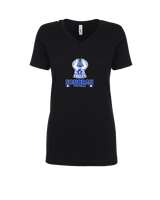 Sonoran Science Academy Football Stacked - Womens Vneck