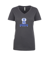 Sonoran Science Academy Football Stacked - Womens Vneck