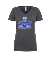 Sonoran Science Academy Volleyball Leave It - Womens Vneck