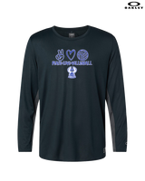 Sonoran Science Academy Volleyball Peace Love Vball - Mens Oakley Longsleeve