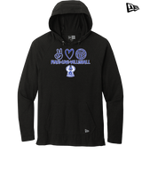 Sonoran Science Academy Volleyball Peace Love Vball - New Era Tri-Blend Hoodie
