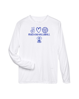 Sonoran Science Academy Volleyball Peace Love Vball - Performance Longsleeve