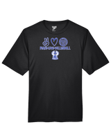 Sonoran Science Academy Volleyball Peace Love Vball - Performance Shirt