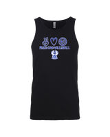 Sonoran Science Academy Volleyball Peace Love Vball - Tank Top