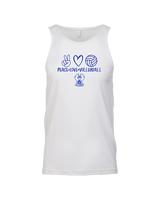 Sonoran Science Academy Volleyball Peace Love Vball - Tank Top