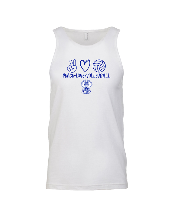 Sonoran Science Academy Volleyball Peace Love Vball - Tank Top
