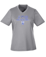 Sonoran Science Academy Volleyball Peace Love Vball - Womens Performance Shirt