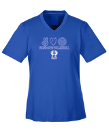 Sonoran Science Academy Volleyball Peace Love Vball - Womens Performance Shirt