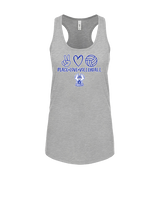 Sonoran Science Academy Volleyball Peace Love Vball - Womens Tank Top