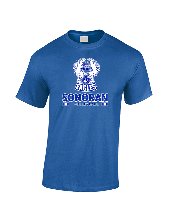 Sonoran Science Academy Volleyball Stacked - Cotton T-Shirt