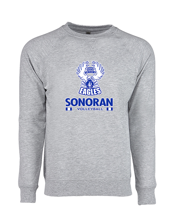 Sonoran Science Academy Volleyball Stacked - Crewneck Sweatshirt