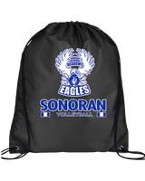 Sonoran Science Academy Volleyball Stacked - Drawstring Bag