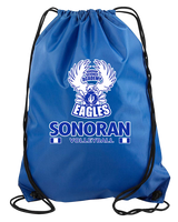 Sonoran Science Academy Volleyball Stacked - Drawstring Bag