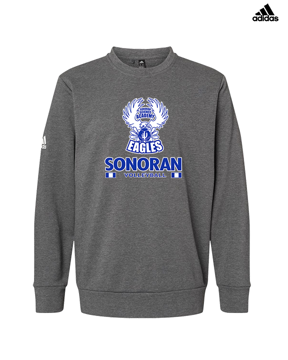 Sonoran Science Academy Volleyball Stacked - Mens Adidas Crewneck