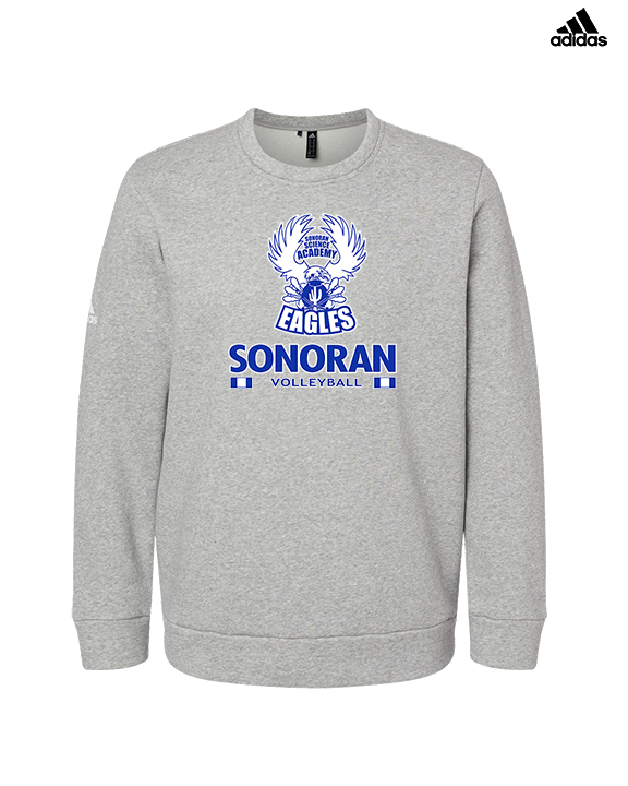 Sonoran Science Academy Volleyball Stacked - Mens Adidas Crewneck