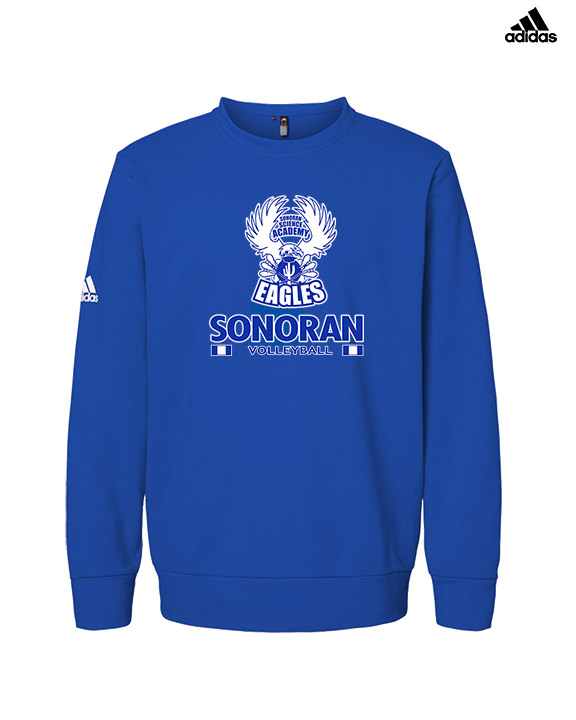 Sonoran Science Academy Volleyball Stacked - Mens Adidas Crewneck