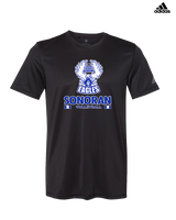 Sonoran Science Academy Volleyball Stacked - Mens Adidas Performance Shirt