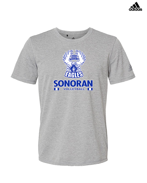Sonoran Science Academy Volleyball Stacked - Mens Adidas Performance Shirt