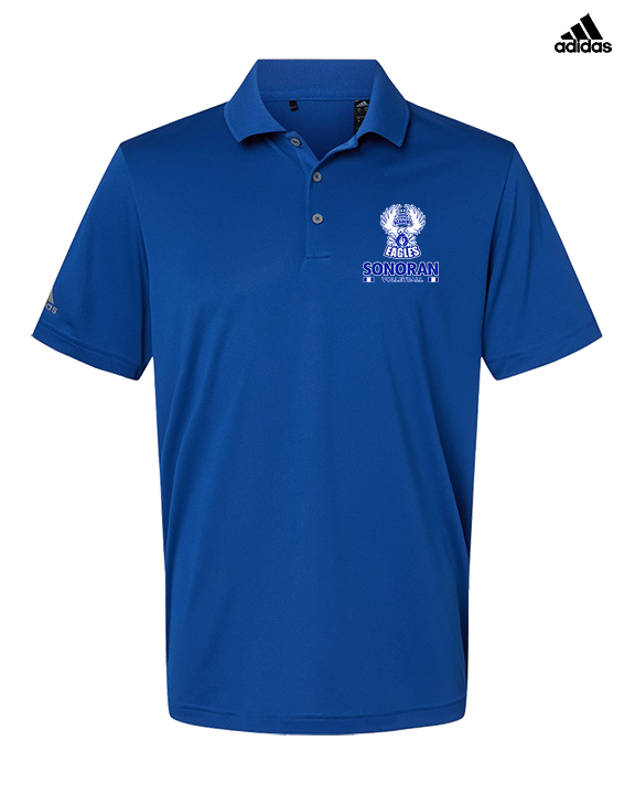 Sonoran Science Academy Volleyball Stacked - Mens Adidas Polo