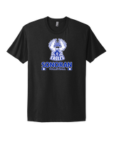 Sonoran Science Academy Volleyball Stacked - Mens Select Cotton T-Shirt