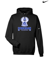Sonoran Science Academy Volleyball Stacked - Nike Club Fleece Hoodie