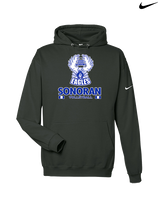 Sonoran Science Academy Volleyball Stacked - Nike Club Fleece Hoodie