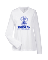 Sonoran Science Academy Volleyball Stacked - Womens Performance Longsleeve