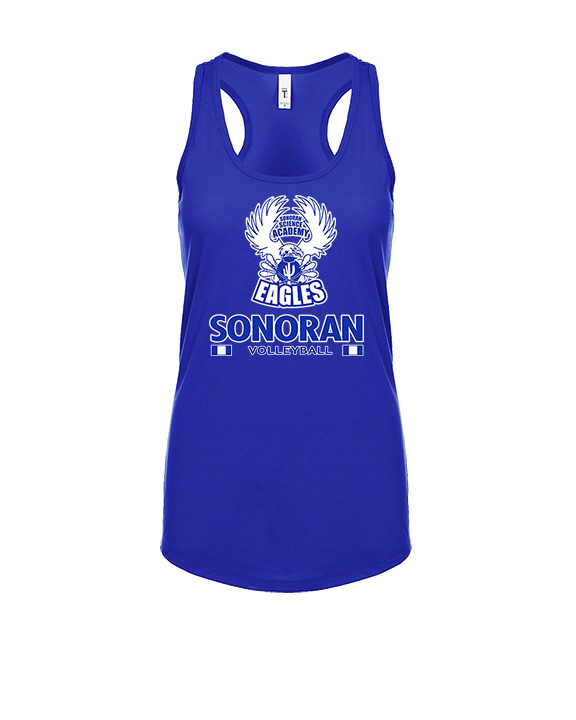 Sonoran Science Academy Volleyball Stacked - Womens Tank Top