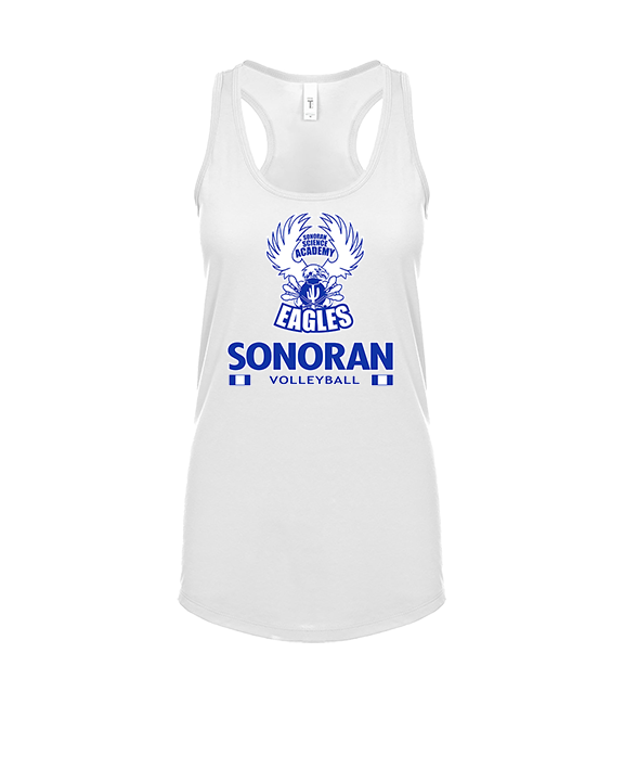 Sonoran Science Academy Volleyball Stacked - Womens Tank Top