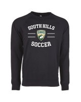 South Hills HS Soccer Curve - Crewneck Sweatshirt